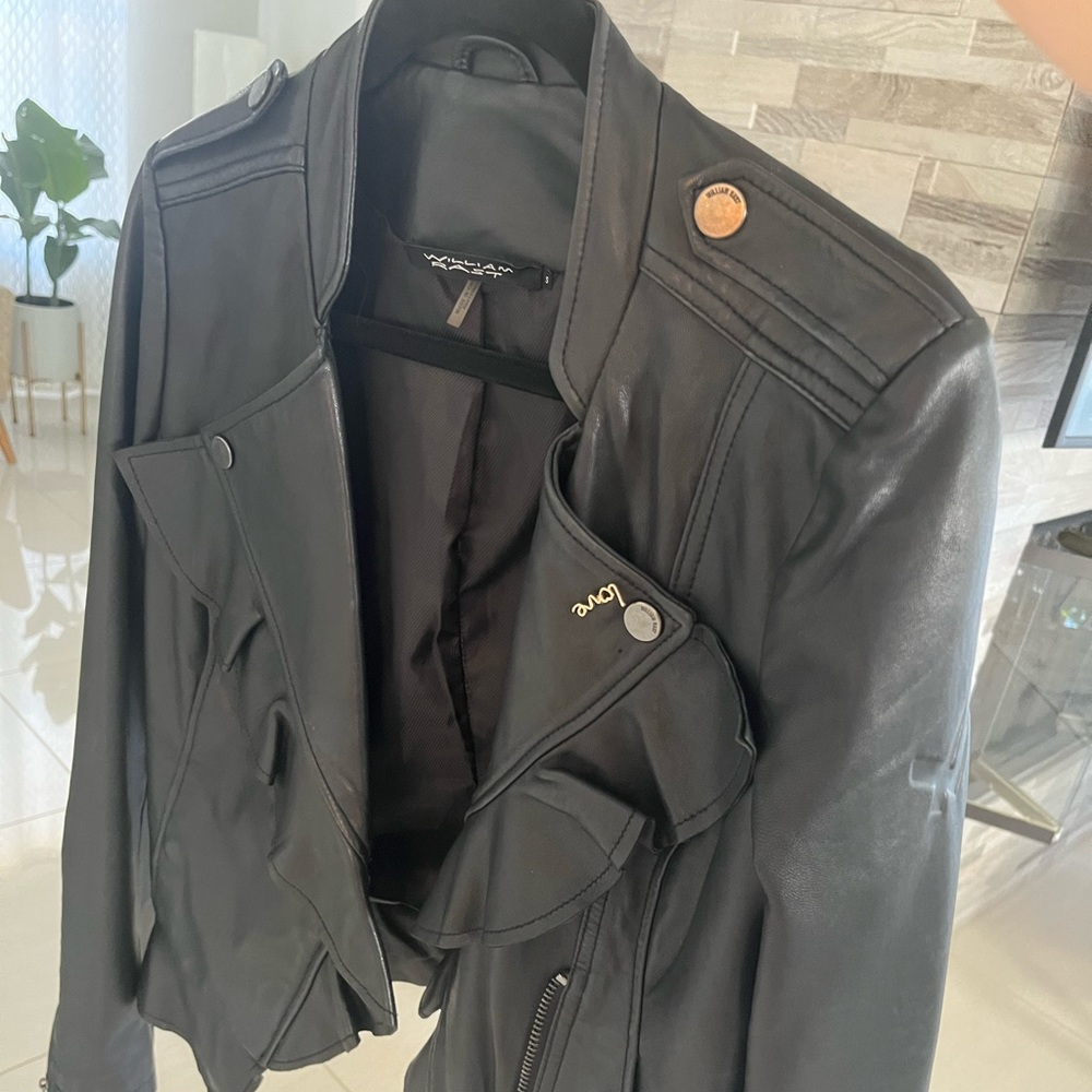 Genuine Leather Biker Jacket William Rast Women’s